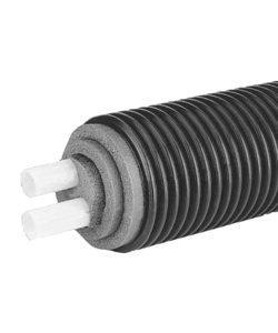 FLEXIBLE PN6 - "DUO" CHAUFFAGE + EAU CHAUDE  gaine ext.