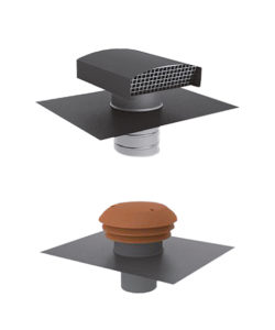 CHAPEAU DE TOITURE PLASTIQUE COULEUR ARDOISE