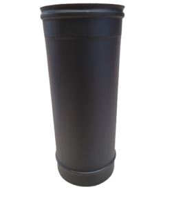 ÉLÉMENT DROIT 0,50 DP ISOLÉ NOIR MAT