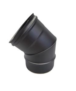 COUDE 45° DP ISOLÉ NOIR MAT