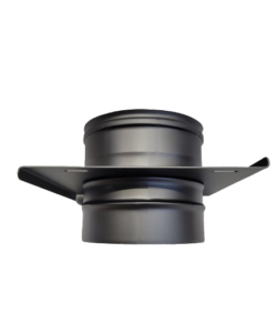 PLAQUE INTERMEDIAIRE DOUBLE/DOUBLE (SANS SUPPORTS) DP ISOLÉ NOIR MAT