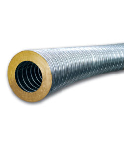 TUBEXISOL FLEXIBLE INOX 316L INT/EXT INOX ép. 0.10 mm ISOLE 25mm longueur COUPE