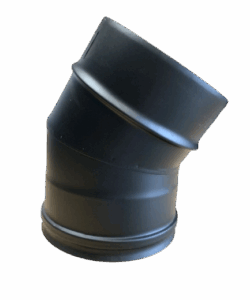COUDE 30° DP ISOLÉ NOIR MAT